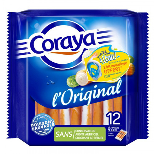Coraya - Bâtonnets de surimi x12