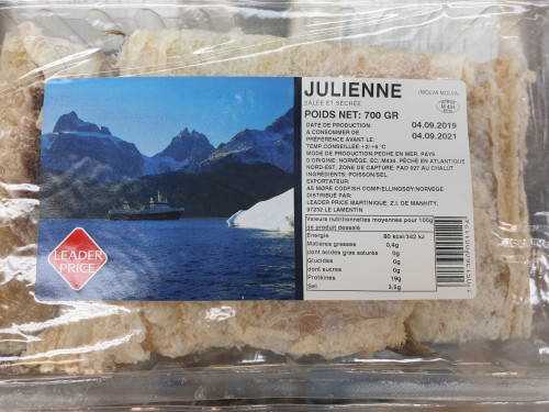Leader Price - Julienne salée & séchée