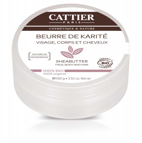 Cattier - Beurre de karité visage, corps & cheveux