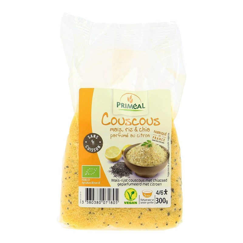Primeal - Couscous maïs, riz & chia