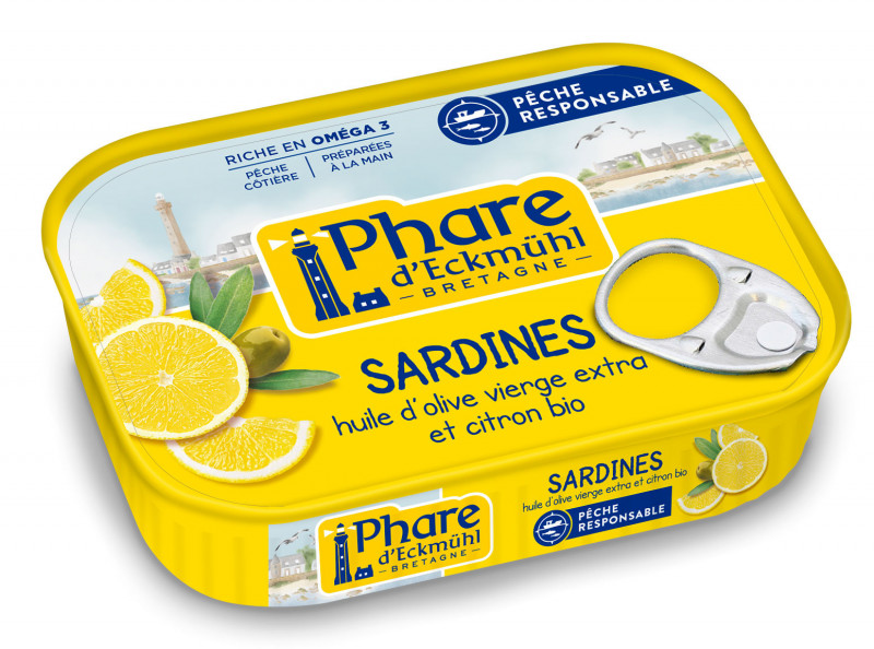 Phare D'Eckmühl - Sardines à l'huile d'olive & citron