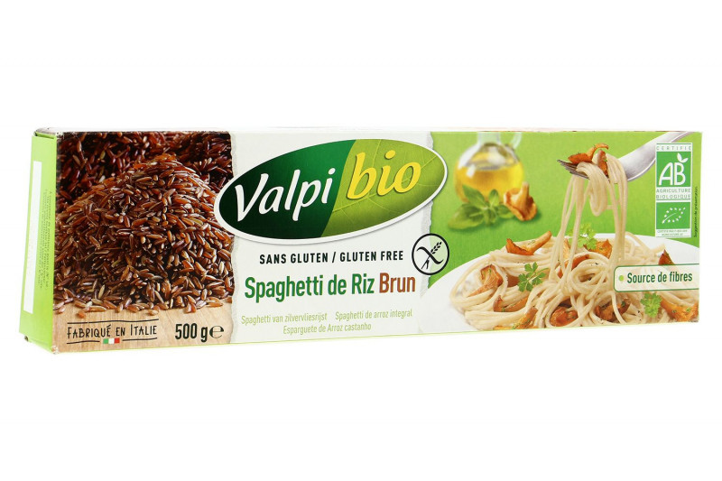 Valpibio - Spaghettis de riz brun sans gluten