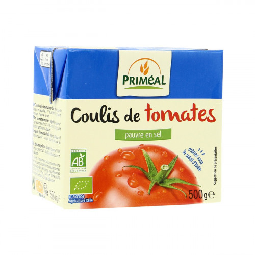 Priméal - Coulis de tomates Bio