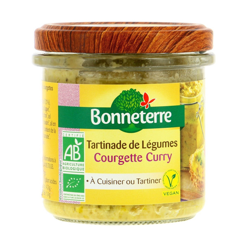 Bonneterre - Tartinade de courgettes & curry
