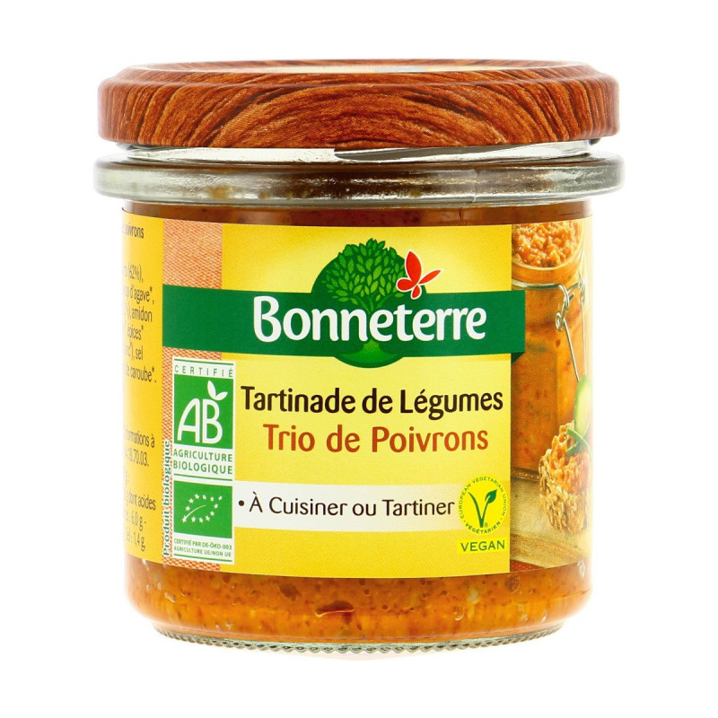 Bonneterre - Tartinade de trio de poivrons