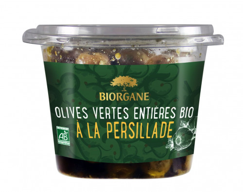 Biorgane - Olives vertes entières à la persillade