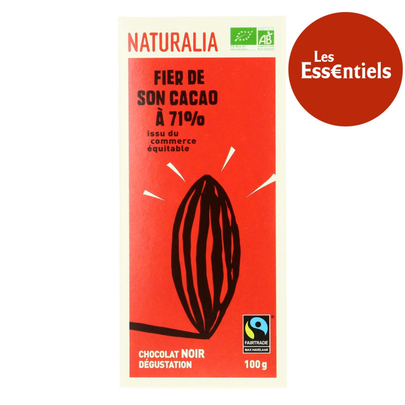 Naturalia - Chocolat noir 71%