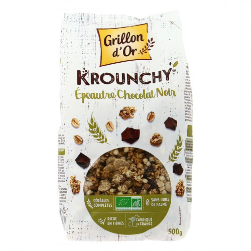 Grillon d'Or - Krounchy Épeautre & chocolat noir