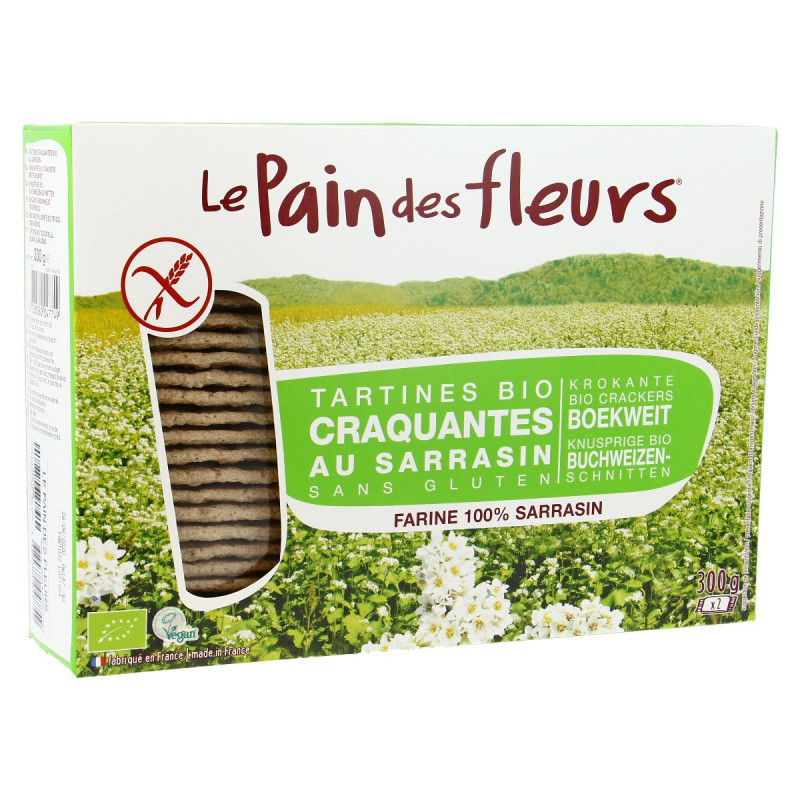 Le Pain Des Fleurs - Tartines au sarrasin sans gluten