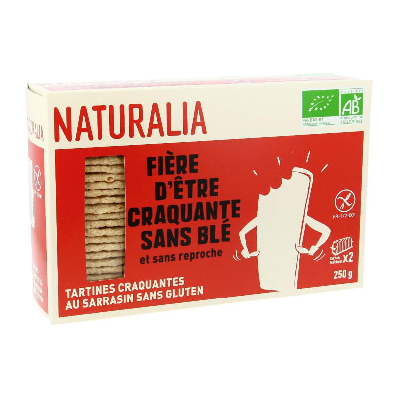 Naturalia - Tartines craquantes riz & sarrasin sans gluten