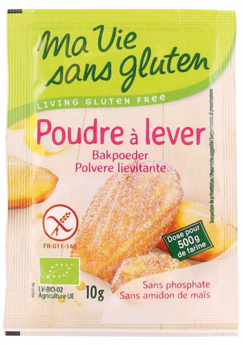 Ma Vie Sans Gluten - Poudre à lever sans gluten