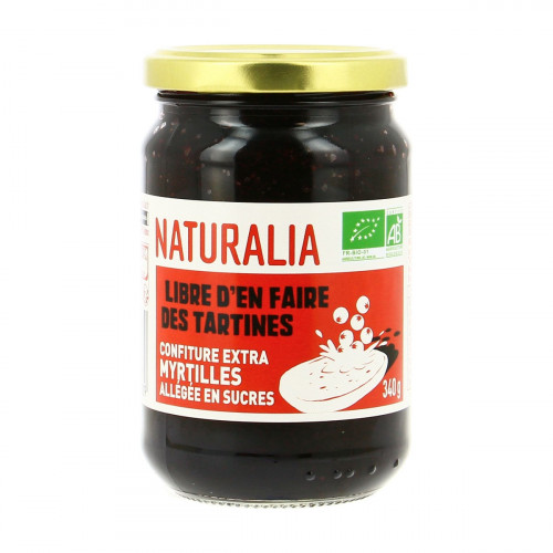 Naturalia - Confiture extra de myrtilles allégées